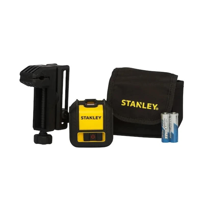 Stanley Cubix Laser Colour Red Laser Level, 2 Lasers, ±0.6 mm/m Accuracy, Self-Levelling, 12 m Range CUBIX