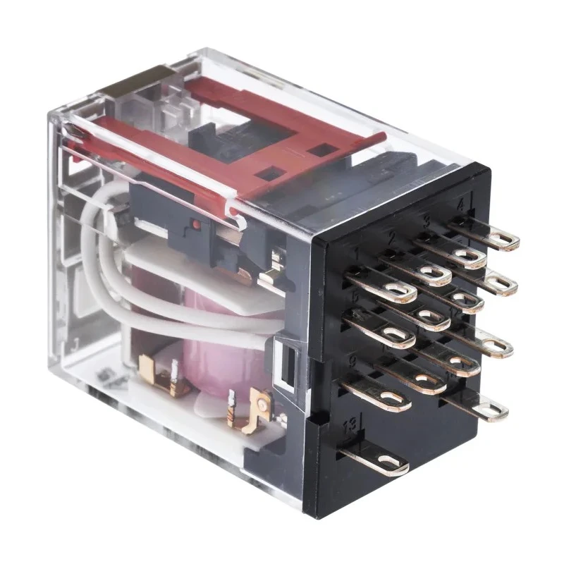 Omron DIN Rail Power Relay 24V AC Coil 5A Switching Current 4PDT MY4 24VAC (S)