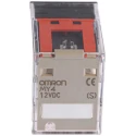 Omron DIN Rail Power Relay, 12V DC Coil, 5A Switching Current, 4PDT MY4 12VDC (S)