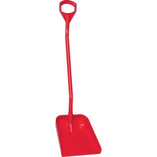 Vikan Ergonomic Shovel with Polypropylene Blade 271 mm Width, Anodised Aluminium Handle 1310 mm Length 56014
