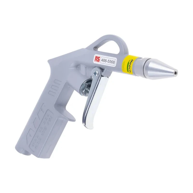 RS PRO Venturi Action Air Blow Gun with Aluminium Nozzle, 1/4 in BSP Inlet, 12 bar Operating Pressure, 50 dBA 488-5568