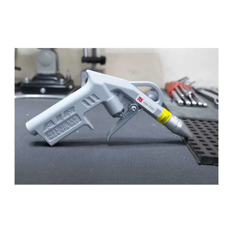 RS PRO Venturi Action Air Blow Gun with Aluminium Nozzle, 1/4 in BSP Inlet, 12 bar Operating Pressure, 50 dBA 488-5568