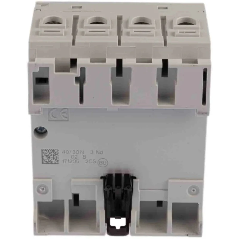 ABB Residual Current Circuit Breaker 25A, 4-Pole, 30mA Trip Sensitivity, Type A, 0.03 A 2CSF204101R1250 - F204A-25/0.03