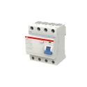 ABB Residual Current Circuit Breaker 25A, 4-Pole, 30mA Trip Sensitivity, Type A, 0.03 A 2CSF204101R1250 - F204A-25/0.03