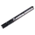 Edding Black Permanent Marker Pen Chisel Tip 1mm Ink 2200-001