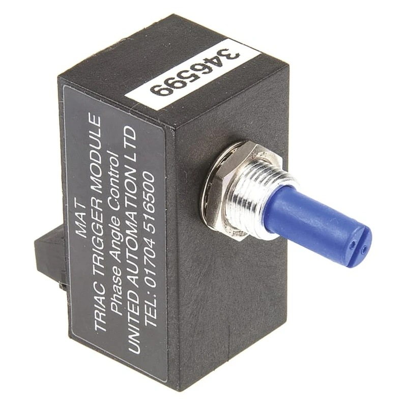 United Automation Manual Phase Angle Thyristor Trigger Module Panel Mount 65°C 42mm x 23mm MAT