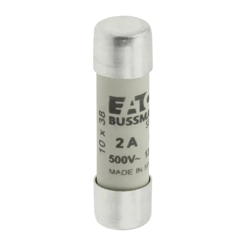 Eaton 2A Ceramic Cartridge Fuse 10 x 38 mm 500V AC gL, gG C10G2