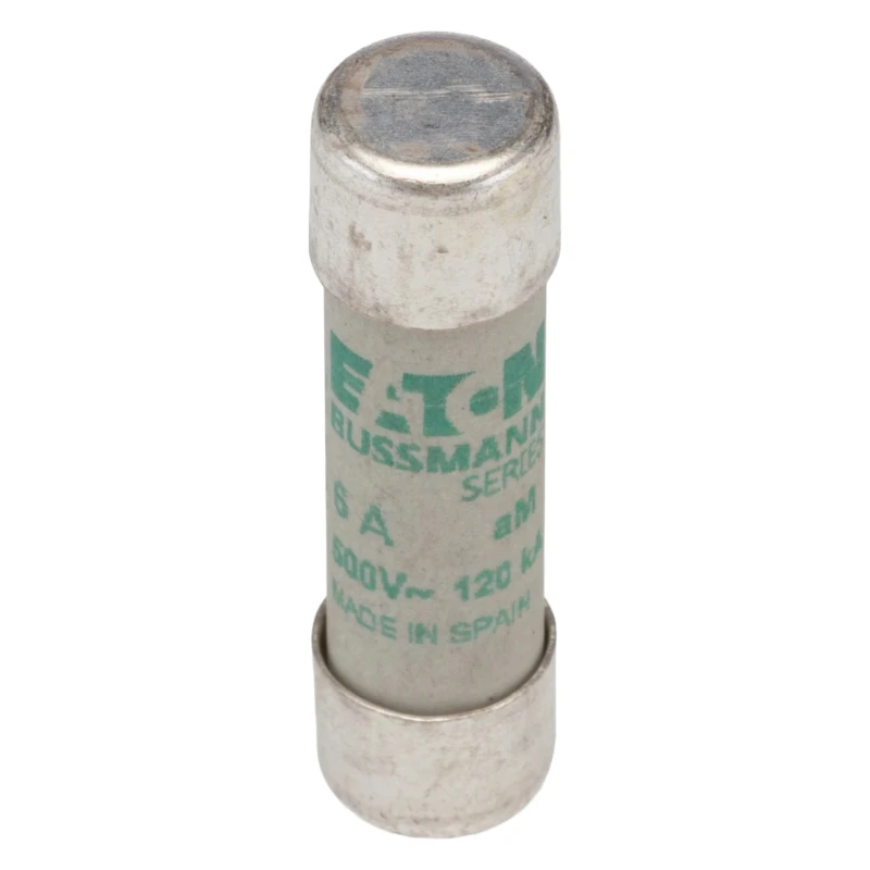 Eaton 6A Ceramic Cartridge Fuse 10 x 38 mm 500V AC High Breaking Capacity C10M6