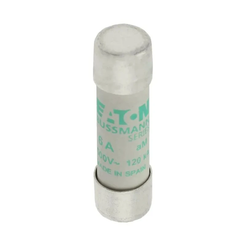 Eaton 6A Ceramic Cartridge Fuse 10 x 38 mm 500V AC High Breaking Capacity C10M6