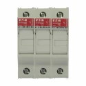 Eaton Rail Mount Fuse Holder 32A Current, 690V AC, 3P-Pole, Polyethylene Terephthalate Case CHM3DU