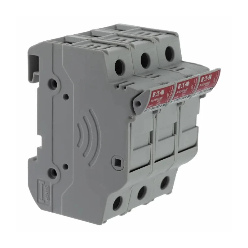 Eaton Rail Mount Fuse Holder 32A Current, 690V AC, 3P-Pole, Polyethylene Terephthalate Case CHM3DU