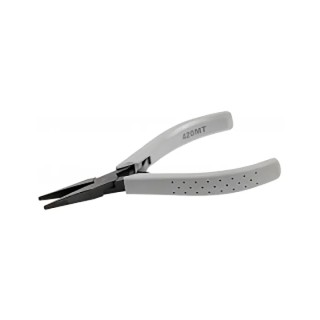 Facom Micro-Tech Flat Nose Plier Steel Comfort Grip Handle ESD Safe 125mm Overall, 21mm Jaw 420.MT