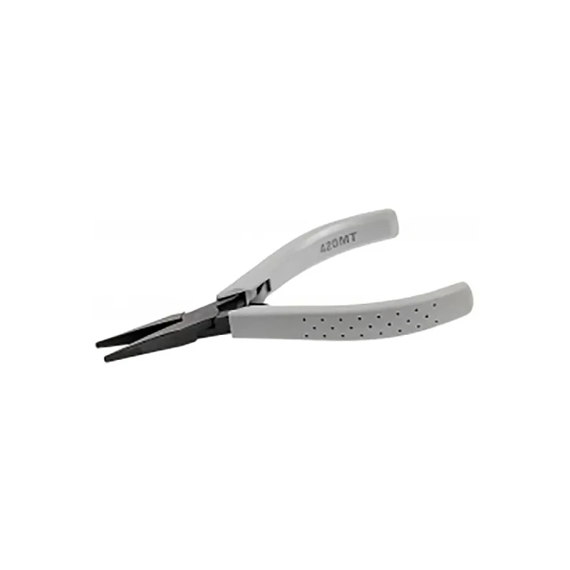 Facom Micro-Tech Flat Nose Plier Steel Comfort Grip Handle ESD Safe 125mm Overall, 21mm Jaw 420.MT