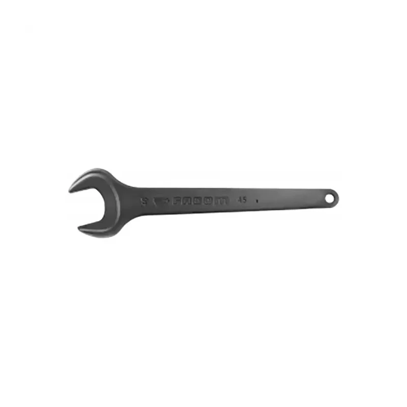 Facom Open End Spanner Metric Double Ended 46 mm Size Carbon Steel Burnt Finish 370mm Overall Length 45.46