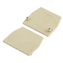 Weidmüller AP Series End Cover for Use with DIN Rail Terminal Blocks 0340560000