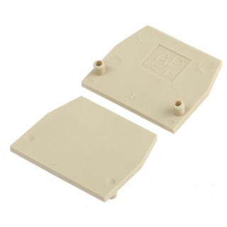 Weidmüller AP Series End Cover for Use with DIN Rail Terminal Blocks 0340560000