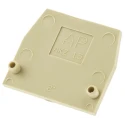 Weidmüller AP Series End Cover for Use with DIN Rail Terminal Blocks 0340560000
