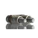 Weidmüller Q Series Jumper Bar for Use with DIN Rail Terminal Blocks, Copper Zinc Material, 24A Current Rating 0368200000
