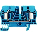 Weidmüller ZDU Series DIN Rail Terminal Blue, 6mm² Cable CSA, 1-Level Clamp Terminal, 800V, 57A Current 1608630000