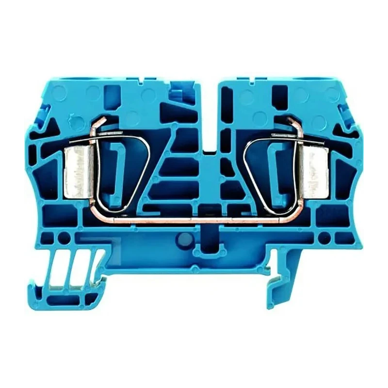 Weidmüller ZDU Series DIN Rail Terminal Blue, 6mm² Cable CSA, 1-Level Clamp Terminal, 800V, 57A Current 1608630000
