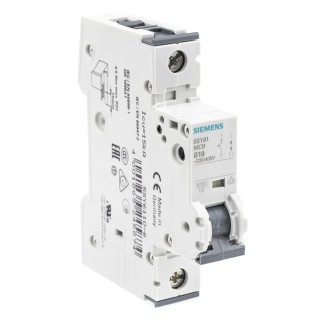 Siemens SENTRON Miniature Circuit Breaker, 1-Pole, 10A, Type B, 400V AC, 6 kA Breaking Capacity 5SY6110-6