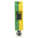 Weidmüller 2-Way EK 16 Earth Terminal Block, Nylon Housing, Screw Termination, 16mm², 80A, 800V, ATEX 0374660000