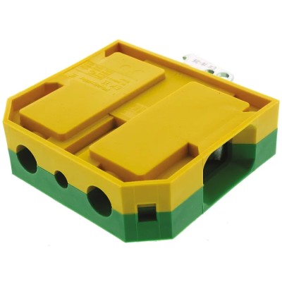 Weidmüller 2-Way EK 35 Earth Terminal Block, 35mm² Cable CSA, 145A Current, 800V, Screw Termination, Nylon 0354760000