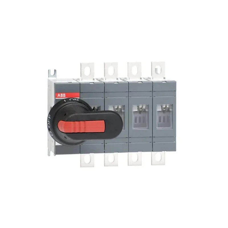 ABB 4-Pole DIN Rail Isolator Switch 16A IP00 690V AC Black Handle 