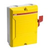 ABB 3+N-Pole DIN Rail Isolator Switch, IP65 IP54 Protection, 16A, 7.5 kW, Red Handle, Model 2CMA142441R1000