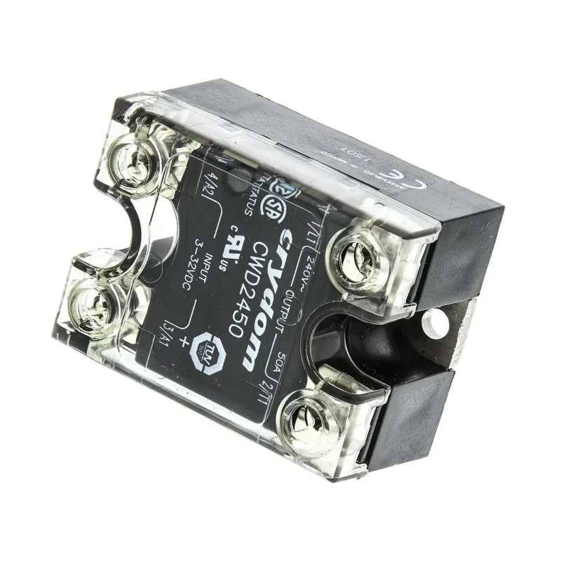 Crydom Solid State Relay Panel Mount 50 A Load, 280 Vrms Load, 32V Control, CW Series CWD2450