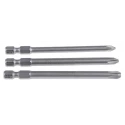 Bosch Hex, Phillips Screwdriver Bit Set, 3 Pieces 2607001757