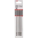 Bosch Hex, Torx Screwdriver Bit Set 3 Pieces T8 T10 T15 Drive Hex Model 2607001763