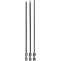 Bosch Hex, Torx Screwdriver Bit Set 3 Pieces T8 T10 T15 Drive Hex Model 2607001763