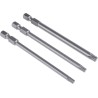 Bosch Hex, Torx Screwdriver Bit Set, 3 Pieces T20 T25 T30, 89mm Length, Hex Drive 2607001760
