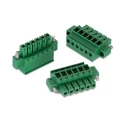Wurth Elektronik 3673 Series Pluggable Terminal Block, 7-Contact, 3.81 mm Pitch, 1 Row, Green, Polyamide 66 691367310007