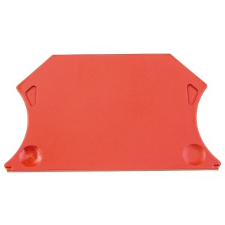 Weidmüller WAP Series Red Wemid Material End Cover for DIN Rail Terminal Blocks 1050040000