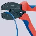 Knipex Crimp Tool for Insulated Terminals, Special Grade Chrome Vanadium Steel, 220mm Length 97 52 36