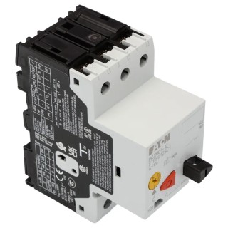 Eaton Motor Protection Circuit Breaker 10, 12 A, 690V AC, 3 Poles, Thermal-Magnetic, PKZM 01 Series 278485 PKZM01-12