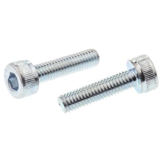 RS PRO Bright Zinc Plated Steel Hex Socket Cap Screw, Hex Socket, M3 x 12 mm 491-5209