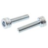 RS PRO Bright Zinc Plated Steel Hex Socket Cap Screw, Hex Socket, M3 x 12 mm 491-5209