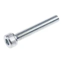 RS PRO Bright Zinc Plated Steel Hex Socket Cap Screw, Hex Socket Drive, M4 x 25 mm 491-5237