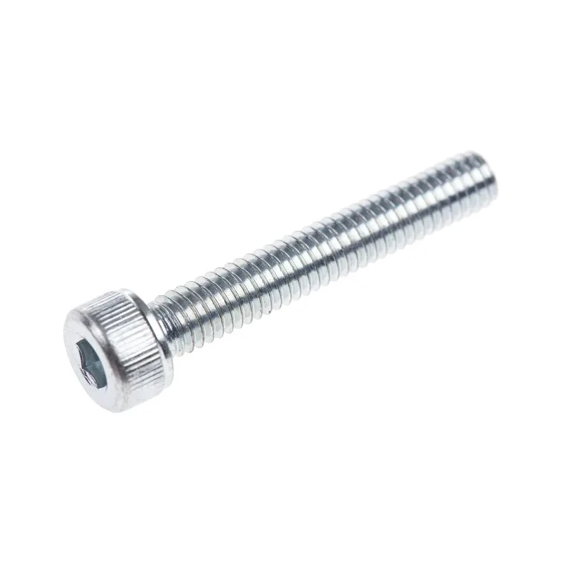 RS PRO Bright Zinc Plated Steel Hex Socket Cap Screw, Hex Socket Drive, M4 x 25 mm 491-5237
