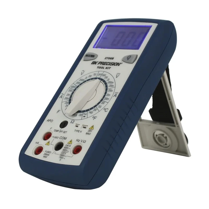 BK Precision Handheld Digital Multimeter 200mA AC/DC, 750V AC, 1kV DC BK2706B