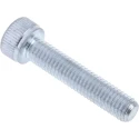 RS PRO Bright Zinc Plated Steel Hex Socket Cap Screw, Hex Socket Drive, M5 x 25 mm 491-5259