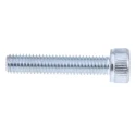 RS PRO Bright Zinc Plated Steel Hex Socket Cap Screw, Hex Socket Drive, M5 x 25 mm 491-5259