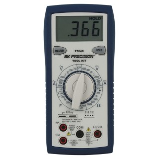 BK Precision Handheld Digital Multimeter 165mm x 78mm x 42.5mm 285g CAT II, CAT III Safety BK2704C