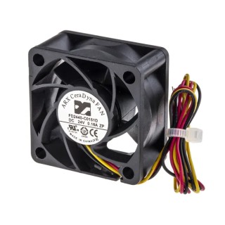 ARX CeraDyna Series Axial Fan 24V DC 21.6 m³/h Air Flow 3.12W Power 130mA Max Current IP20 