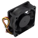 ARX CeraDyna Series Axial Fan 12V DC 2.76W 230mA Max 33.35m³/h 60mm x 60mm x 25.4mm IP20 