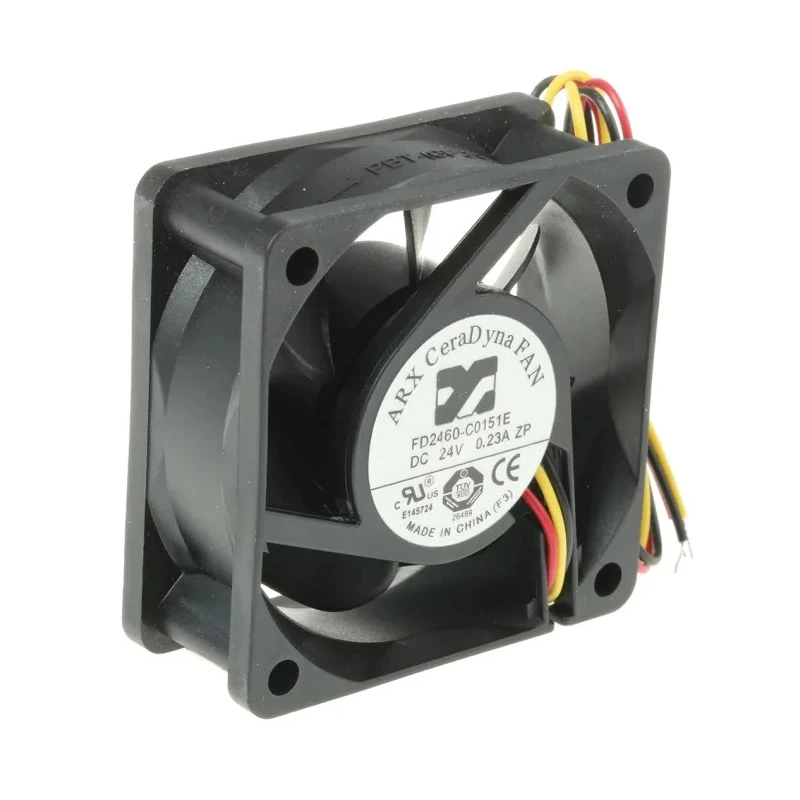 ARX CeraDyna Series Axial Fan 24V dc 4.32W 180mA Max Airflow 33.35 m³/h IP20 