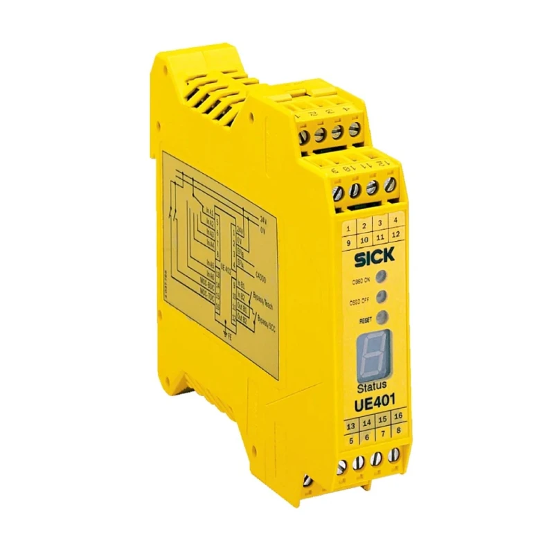 SICK 24V DC Safety Relay Snap-On Mount 3.6W Power Consumption UE401